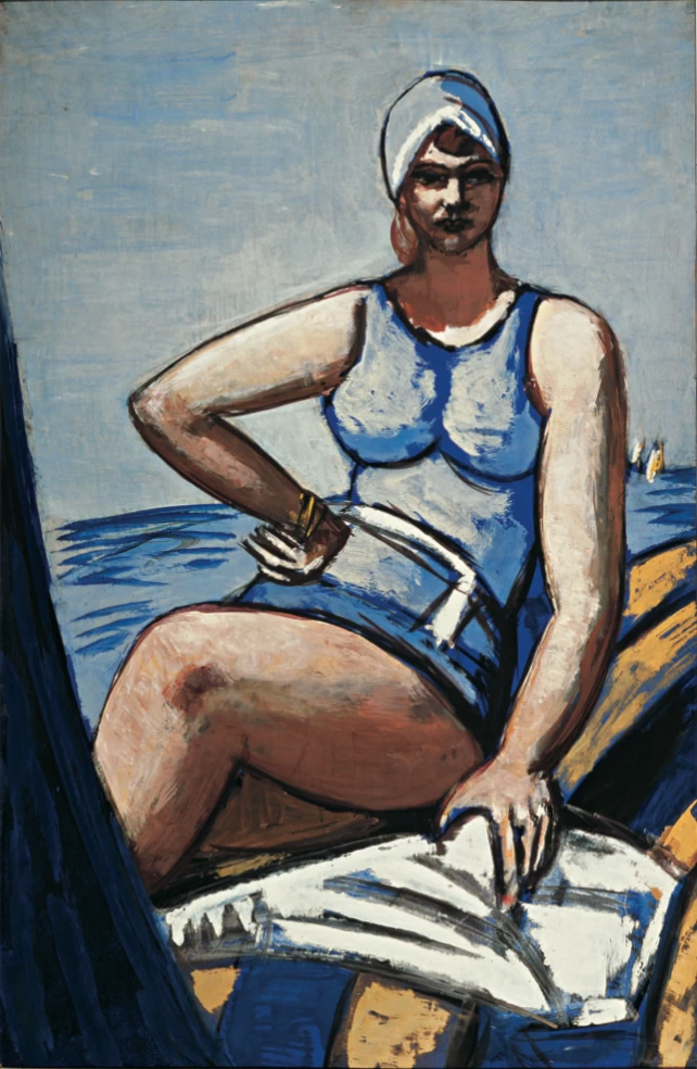 Quappi in blu in barca - Sammlung Würth, Künzelsau